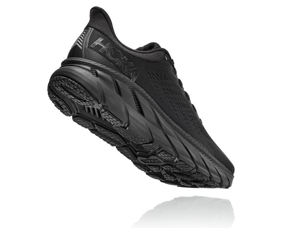 Zapatillas Running Hoka One One Hombre - Clifton 7 - Negras - XNB248975